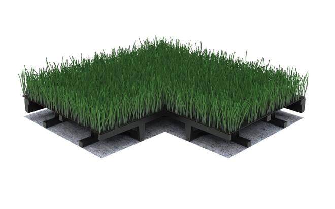 Balkon Drainage Platten 0,98 m (9 St. 33 x 33 cm)