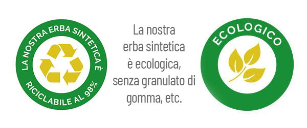 L'ERBA SINTETICA È VERSATILE